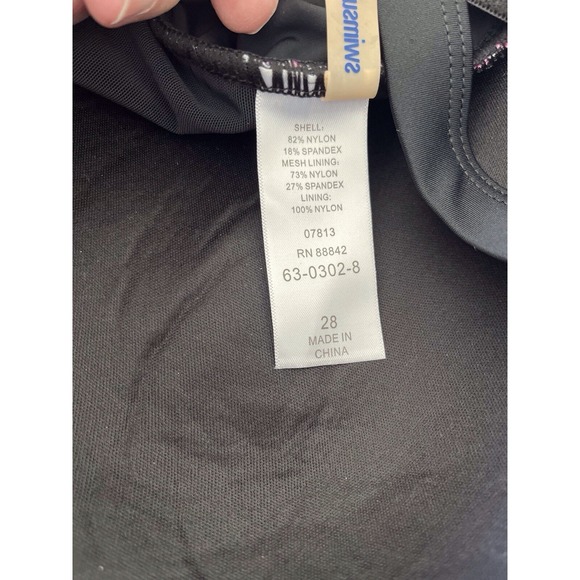 Swim Dress Plus Size 28 Swimsuit for All Suit Skirt Padded Bra One Piece - Picture 15 of 16